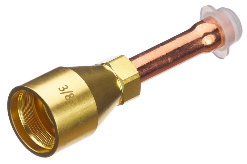 Brass quick valve of heat pumb