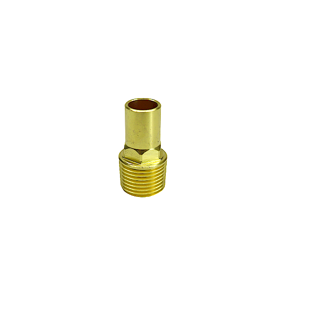 The threaded brass coupling fittings for plumbing system