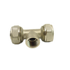 Multilayer pex compression female tee brass fittings