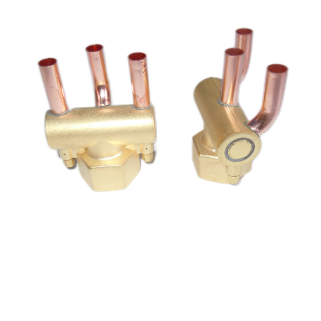 Heat exchangers fittings of water distributor