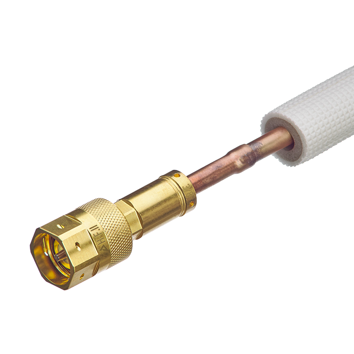 insulation copper pipe with quick valve