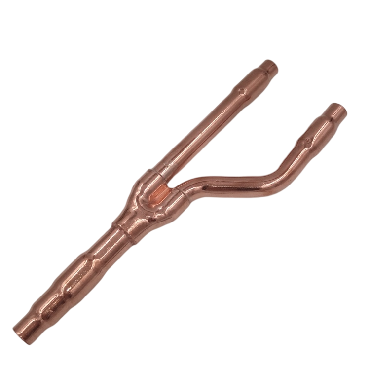 Copper Refnet joint- y branch pipe fitting