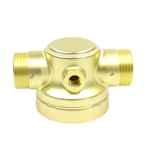 FM thread Brass Four-way Brass Pipe Fittings for Pipe Connecting