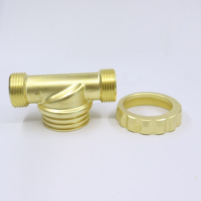 Hot punch brass fittings of machines