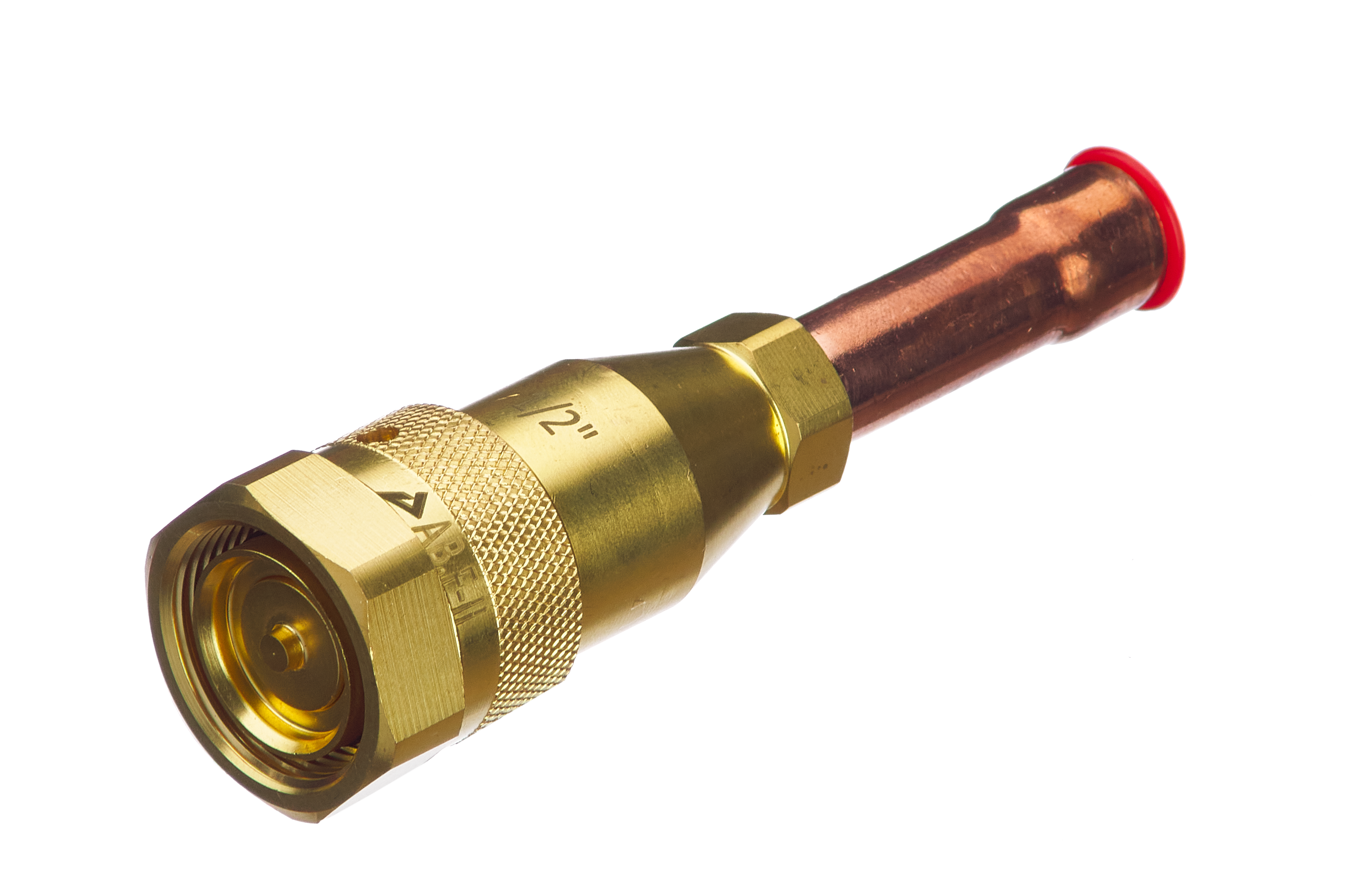 Quick connect valve for heat pump system-male connector /female connector series