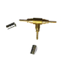 Brass Gas Tee Connector Brass Barbed Hose Fitting