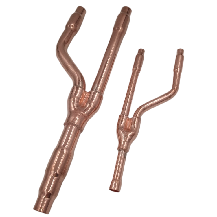 Copper Refnet joint- y branch pipe fitting