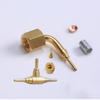 HVAC Pressure Hose Brass ELBOW Connector for refrigeration condensing unit 