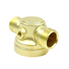 FM thread Brass Four-way Brass Pipe Fittings for Pipe Connecting