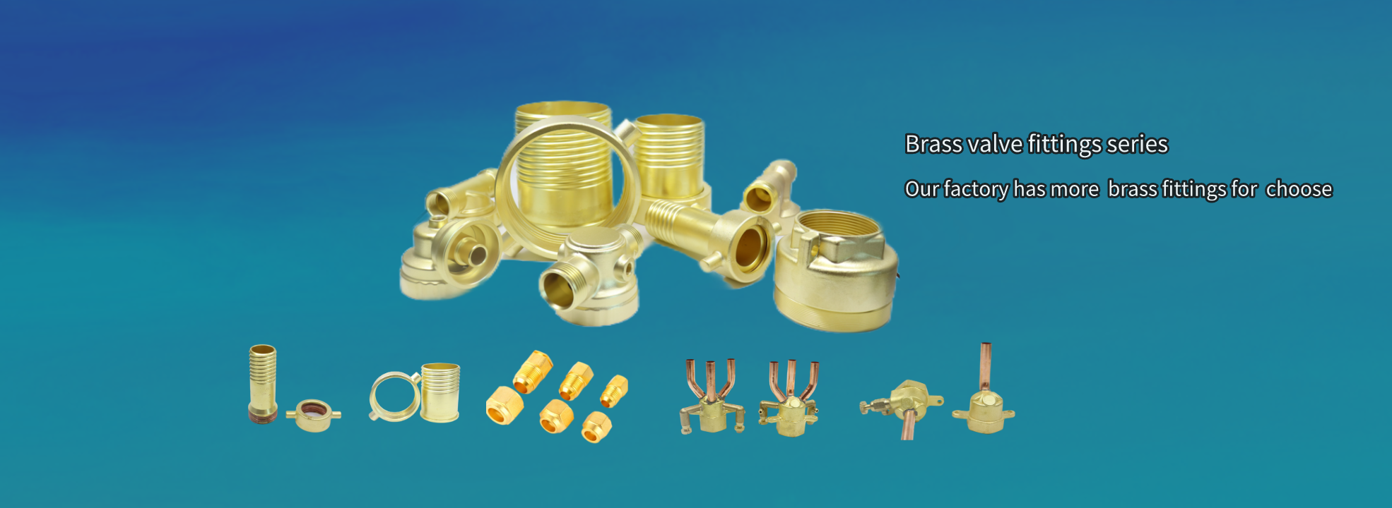 Hot punch brass fittings