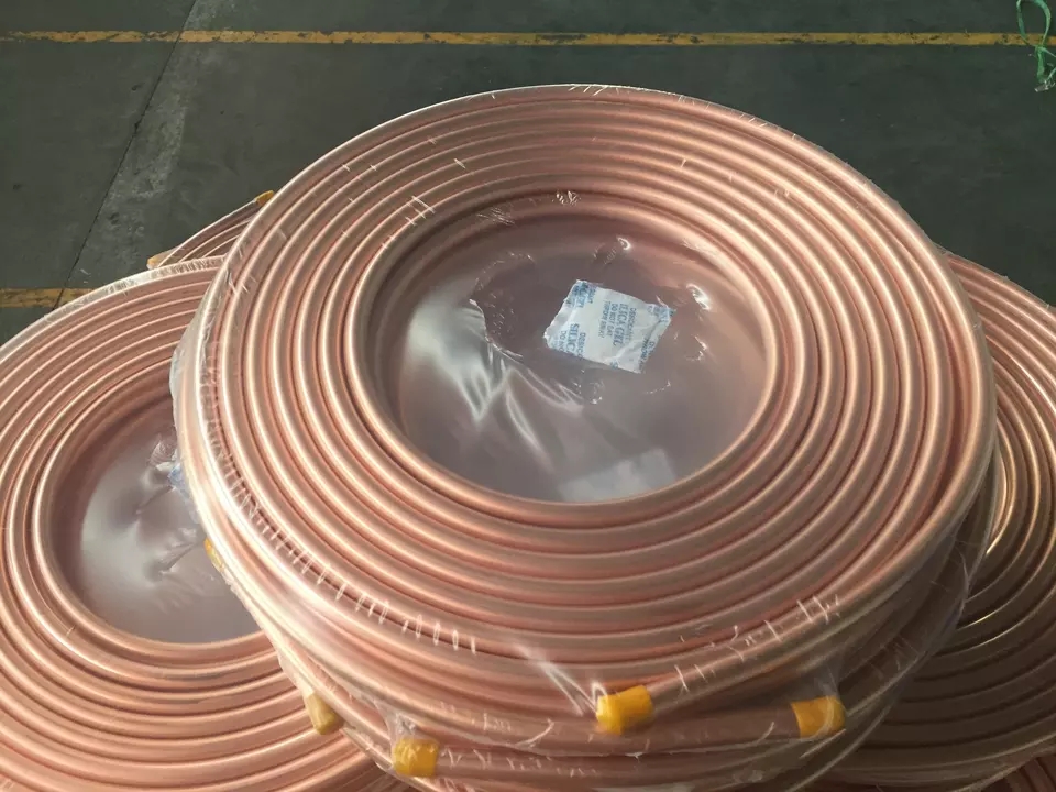 Refrigeration copper tube coil pancake coil