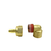 Threaded brass union adapter