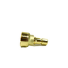 Brass quick connector fittings