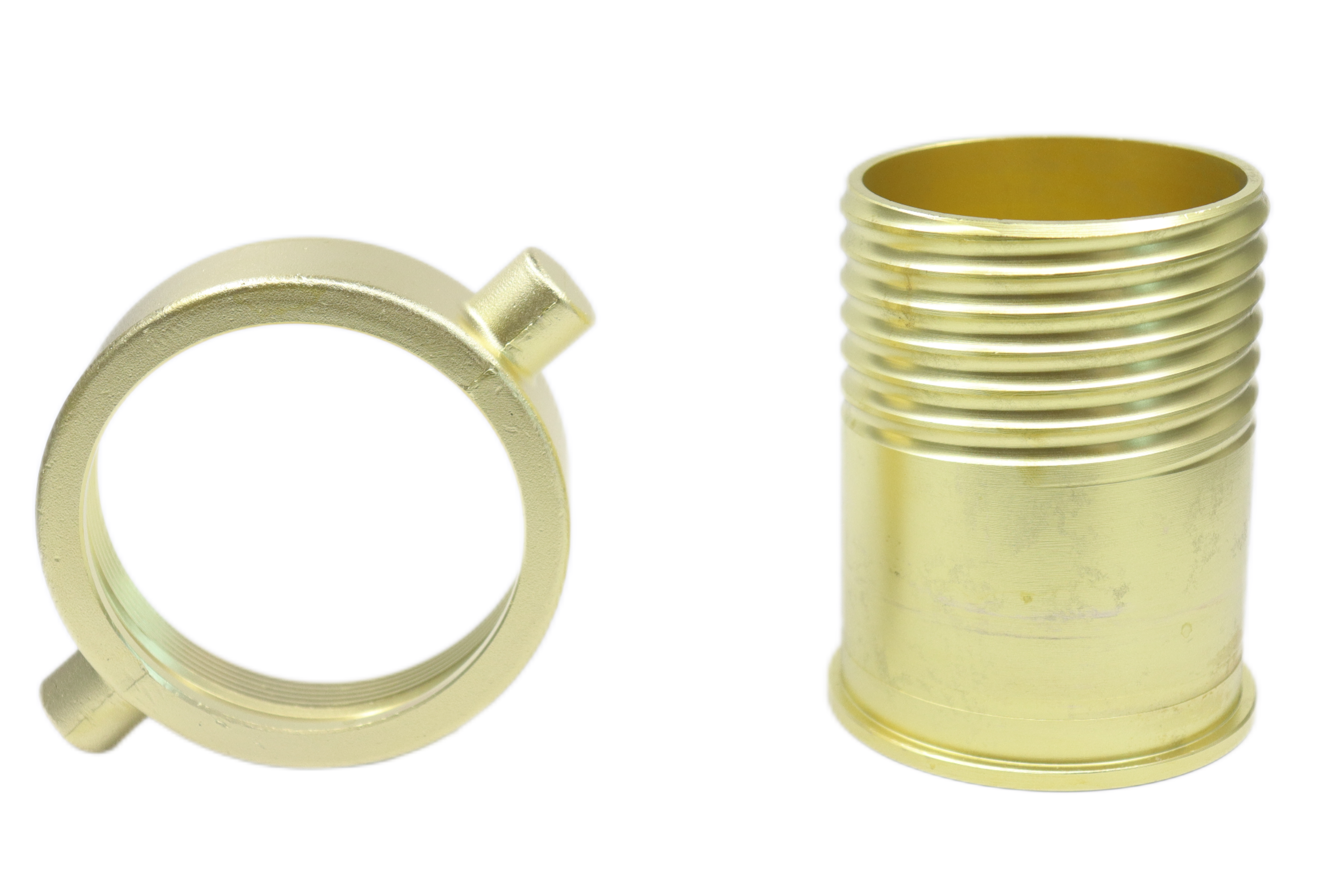 Brass male thread union connector for plumbing system