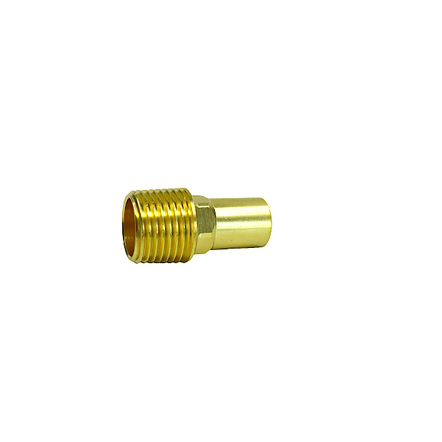 The threaded brass coupling fittings for plumbing system