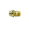 Brass coupling with brass nuts