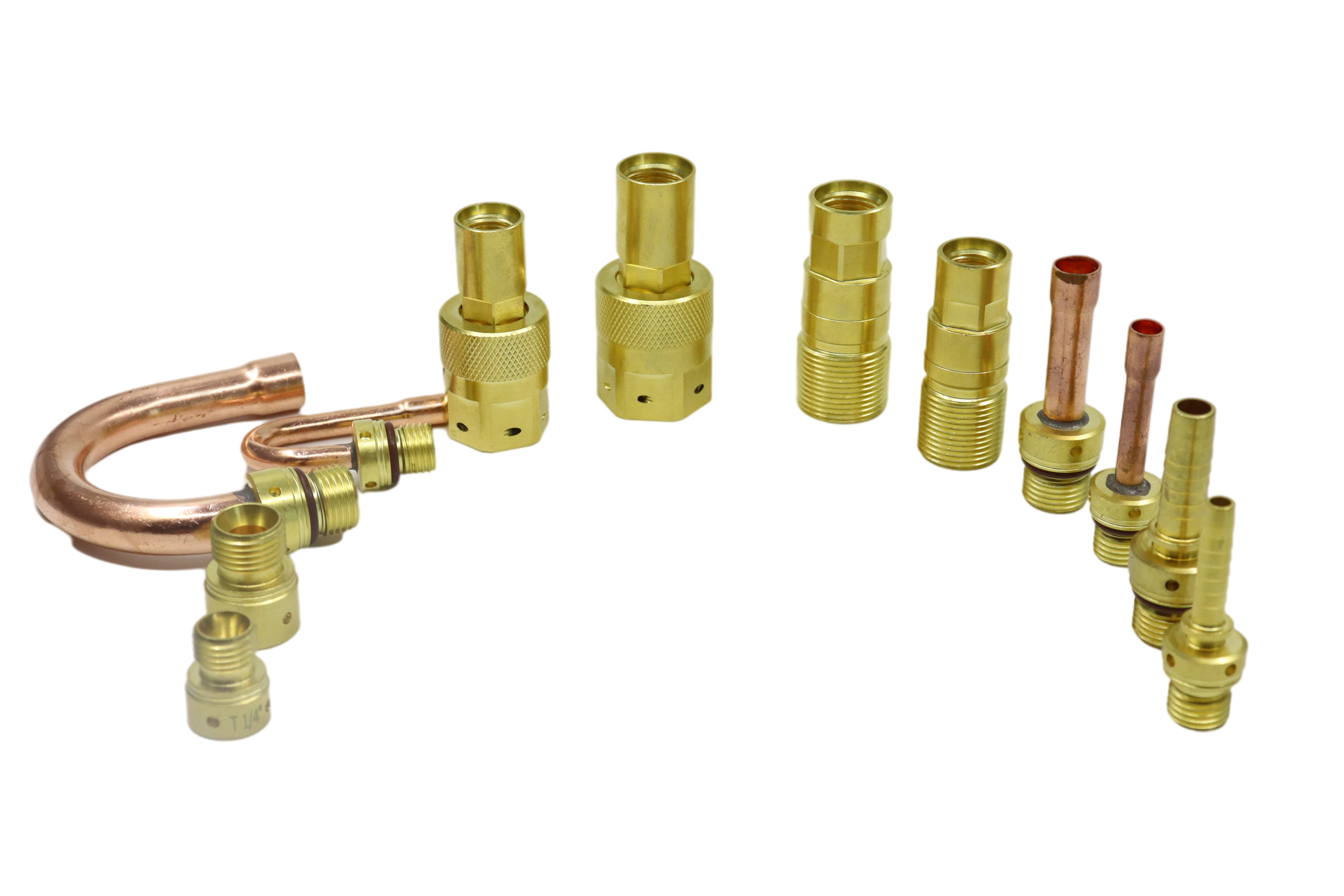 GIA male valve for air conditioner 3/8 brass construction and precision threads